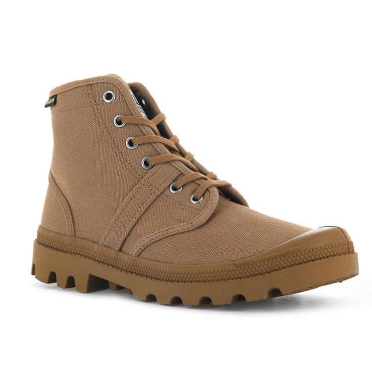 Bottes Palladium Pallabrousse Homme Marron | FR JIM567O